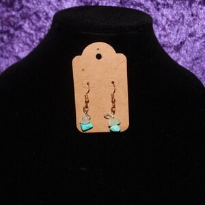 Boho Gold Handmade Crystal Earrings #13